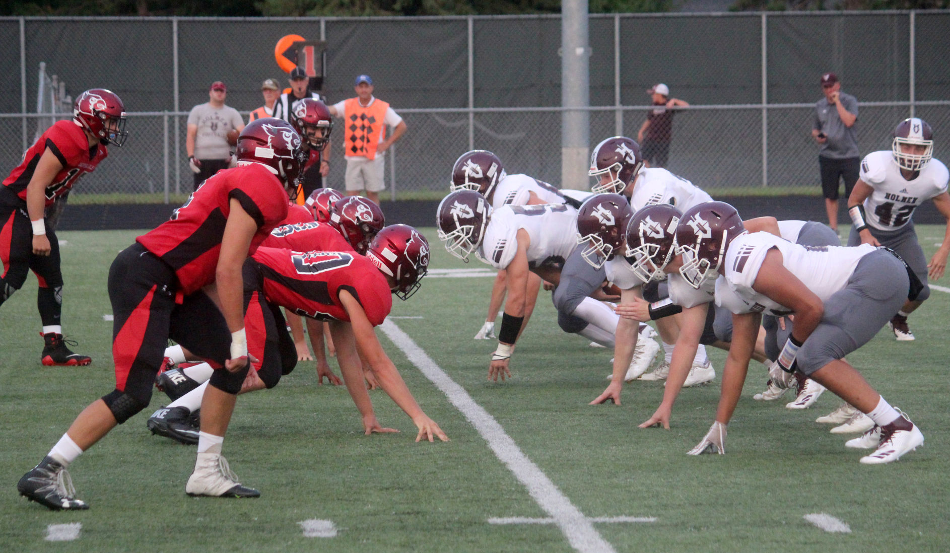 Holmen at Chi-Hi football 8-17-18